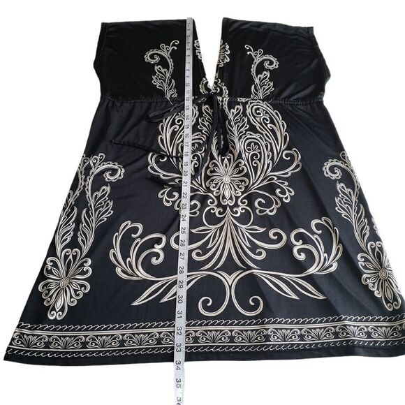 Free Coulture Black & White Swim Coverup Size Large - Picture 8 of 10